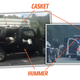 Illustration for article titled Driver Arrested After Fleeing Police In Hummer Topped With An Empty Casket